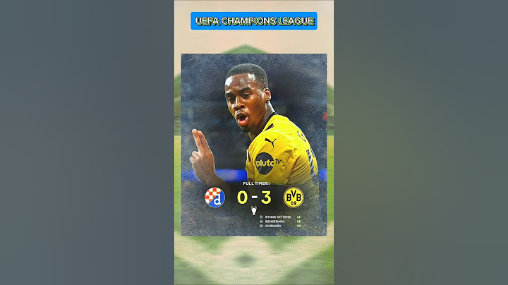 Oh Dinamo Zagreb lost their Home by Dortmund 3 Goals #shorts #mrcesoccer