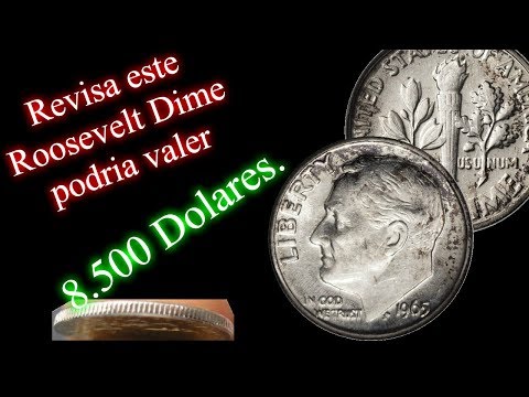 Video: ¿Tiene plata una moneda de diez centavos de 1965?