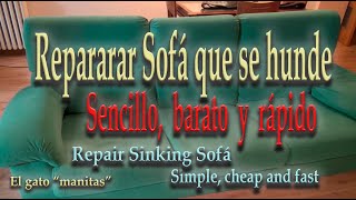 Reparar Sofá que se hunde - Repair Sinking Sofá. - El manitas total. Tú  puedes hacerlo. - - thptnganamst.edu.vn