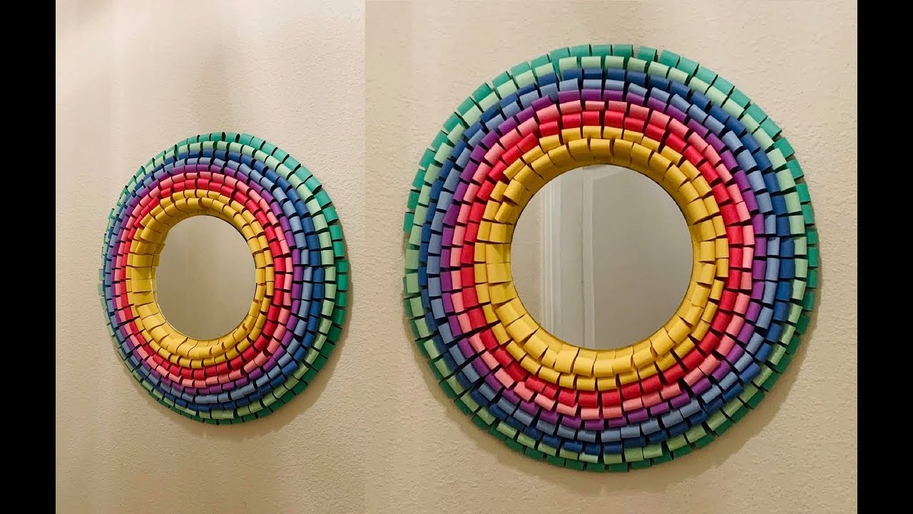 Diy Sun Rays Mirror Wall Art Decor Madebyfate 386 Youtube