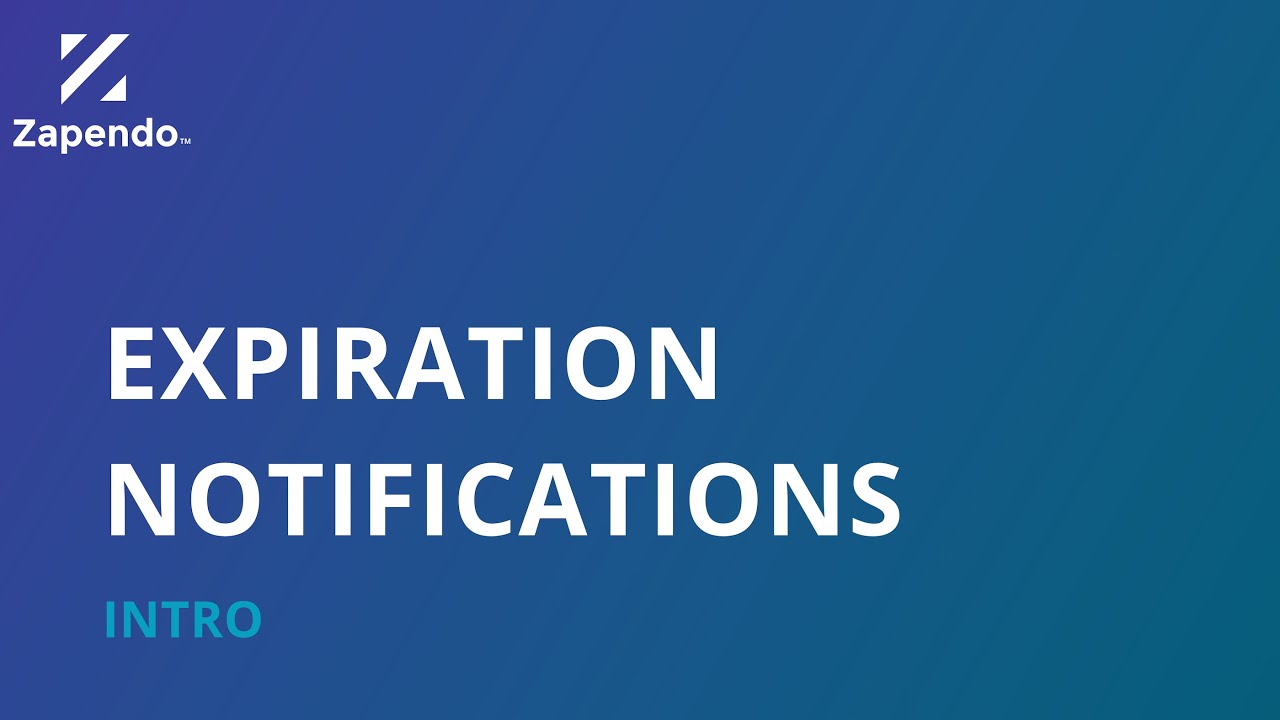 Expiration notifications