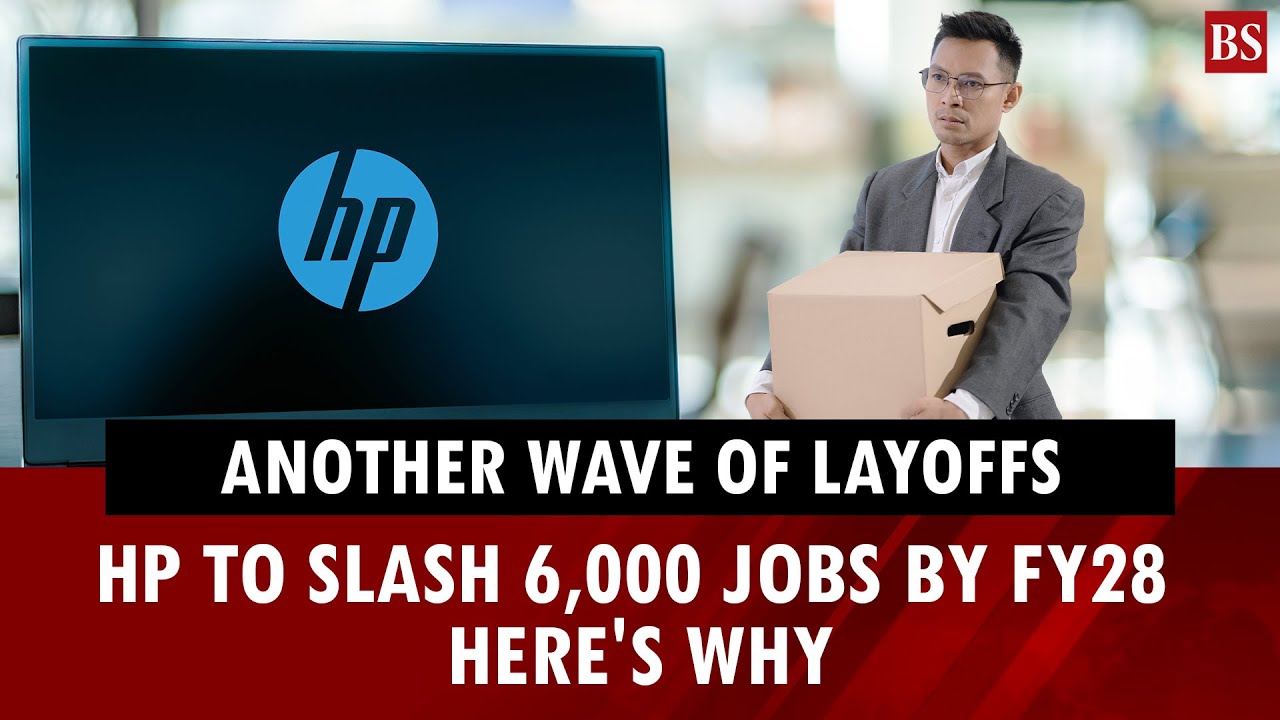 HP to cut up to 6,000 jobs by FY28 as AI reshapes the company - YouTube