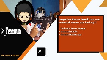 Tutorial Termux Bagi Pemula | Animasi Termux | Hacking Termux