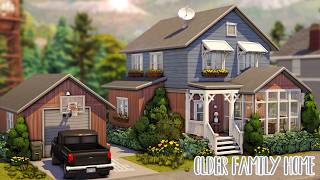 Older Family Home 🏡🛠...(Sims 4 Speed Build)