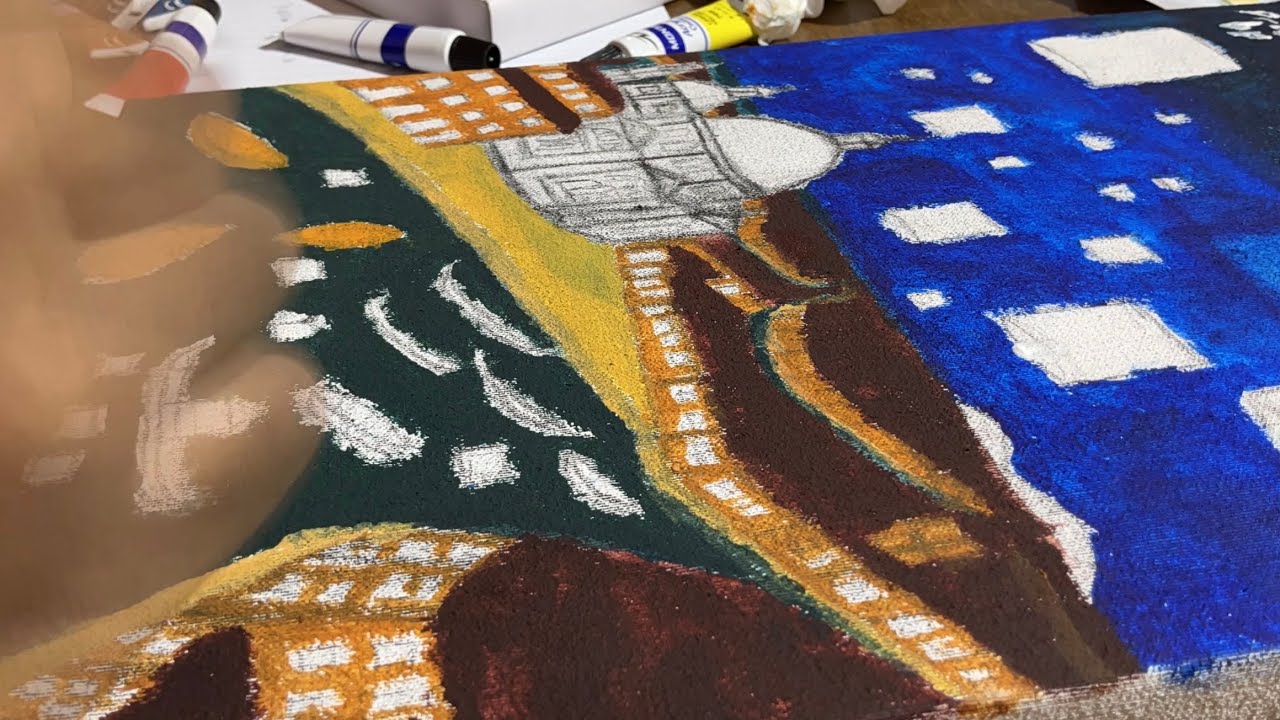 Expressionism Art Timelapse (Night Festival In Venice)