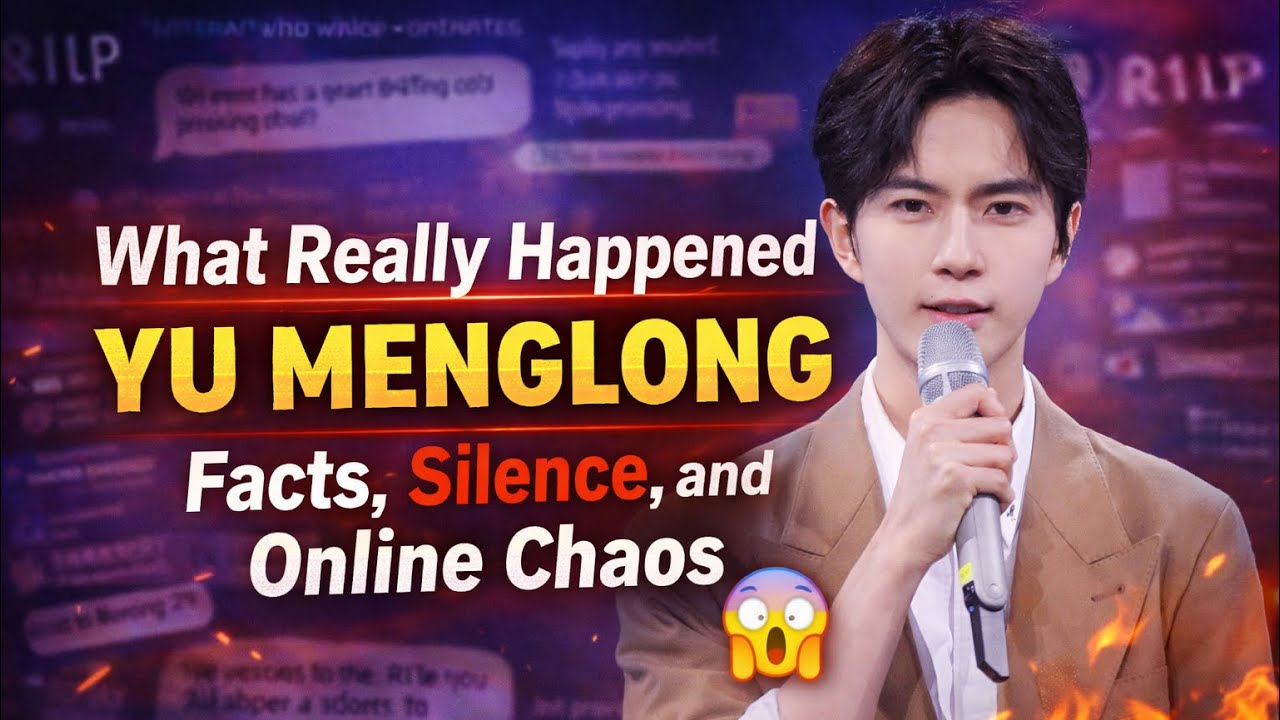 What Really Happened to Yu Menglong Facts, Silence, and Online Chaos😱😱