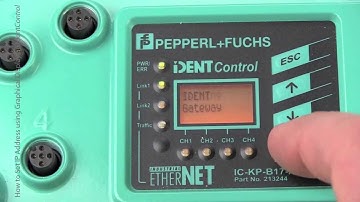 Set IP Address with Display on RFID Controller
