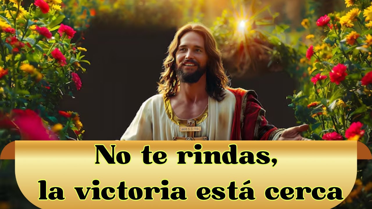 Dios dice: No te rindas, la victoria está cerca | Mensaje de Dios hoy ...