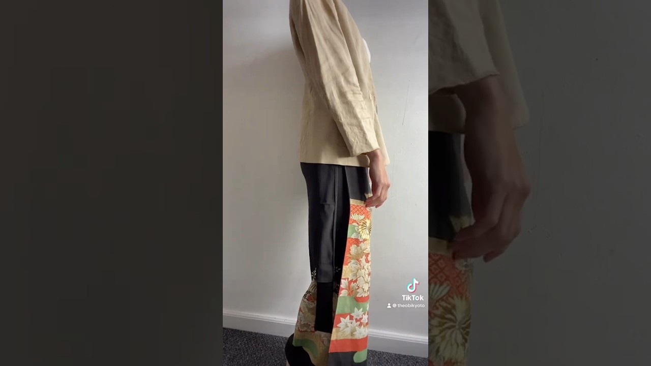 How I upcyle this kimono into..
