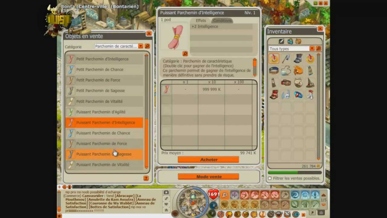 [Dofus]•Les parchemins de caractéristiques - Le parchotage•[#6] - YouTube