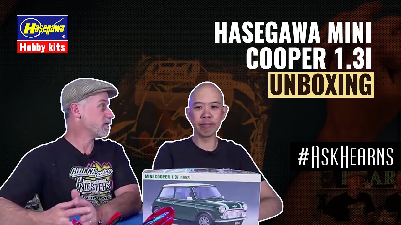 Hasegawa Mini Cooper 1.3i Unboxing | カーモデル | #askhearns - YouTube