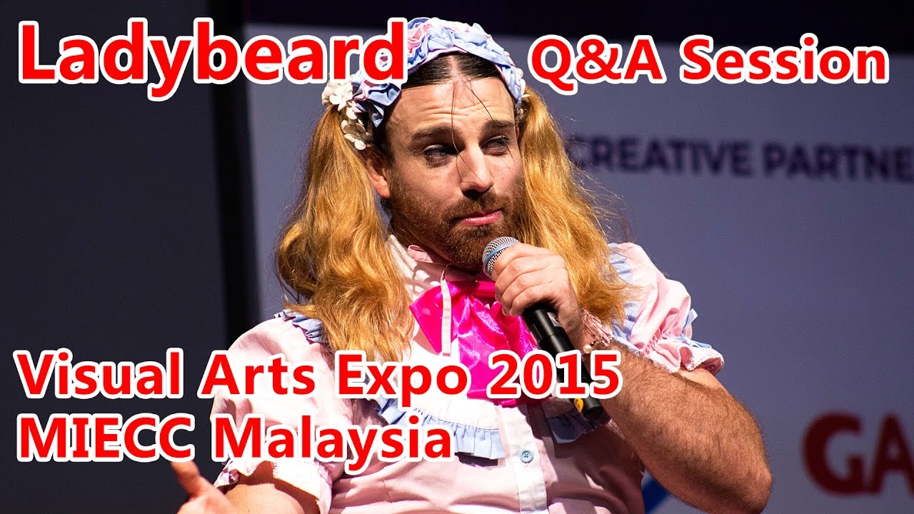 Ladybeard Q&A Session｜Visual Arts Expo 2015｜MIECC Malaysia｜RicLim - YouTube