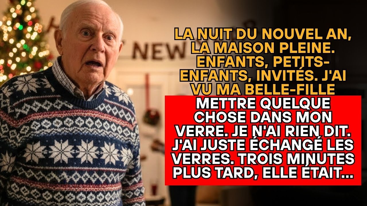 MA BELLE FILLE A MIS QUELQUE CHOSE DANS MON VERRE LE NOUVEL AN… 3 MINUTES APRÈS, LA VÉRITÉ ÉCLA