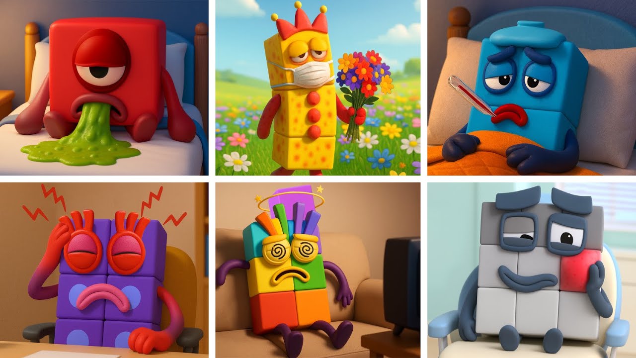 Numberblocks as Diseases Vocabulary!