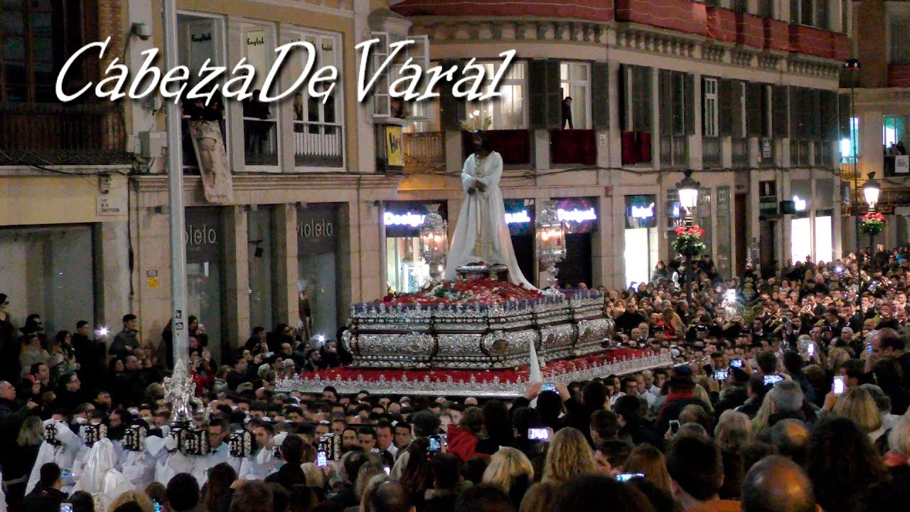 CAUTIVO TRIBUNA OFICIAL SEMANA SANTA MALAGA 2016 4K