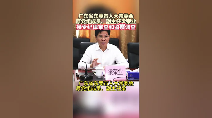 东莞市人大常委会原副主任梁荣业,退休仨月后被查 - 天天要闻