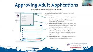 Unit Success Workshop: Online Adult Applications