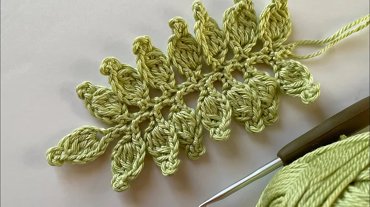 Learn to Crochet Beautiful Leaf Vines Easily