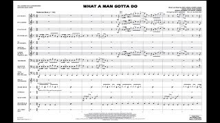 What a Man Gotta Do arranged by Matt Conaway