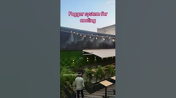 Fogger system for cooling #microirrigation #foggingmachine
