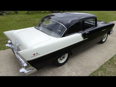 1957 Chevrolet 150 Black Widow Sedan Nascar Tribute