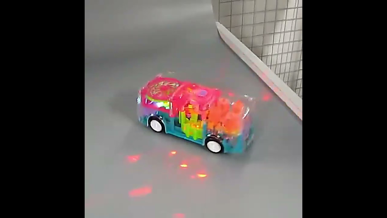 Mini Electric Transparent Concept Gear Bus Car With Music Fu