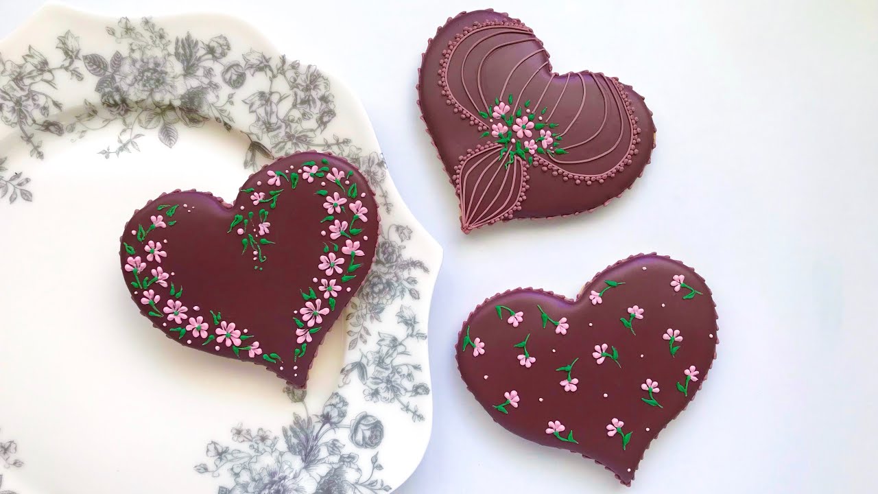 How to Cut out cookies.. Beautiful heart cookies ️ ️ ️ - YouTube