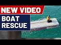 15-year-old spotted kneeling on capsized boat after 4 days