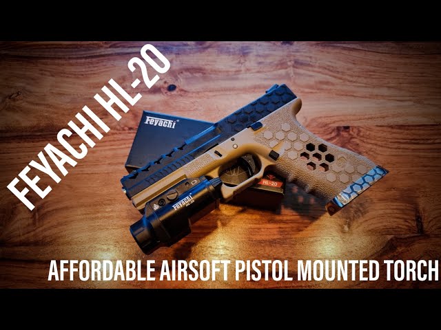 A look at the Feyachi HL-20. A sidearm mounted torch for your low