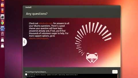 Installation steps of Ubuntu 13.04 raring tail