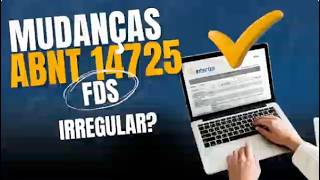 What has changed in NBR 14725 and why might your SDS be irregular?