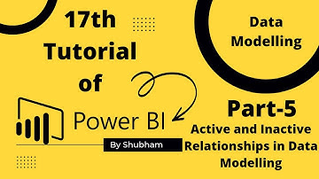 #Difference between Active and inactive#powerbi #active #inactive #relationships  #(Tutorial  -17)