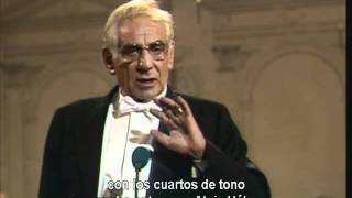 Video thumbnail of "Leonard Bernstein on Charles Ives Symphony N 2 (SUB SPA)"