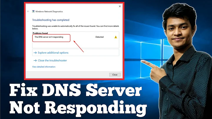 How to fix dns server not responding on windows 10/7/8 | Wifi or Wired Connection | 2021