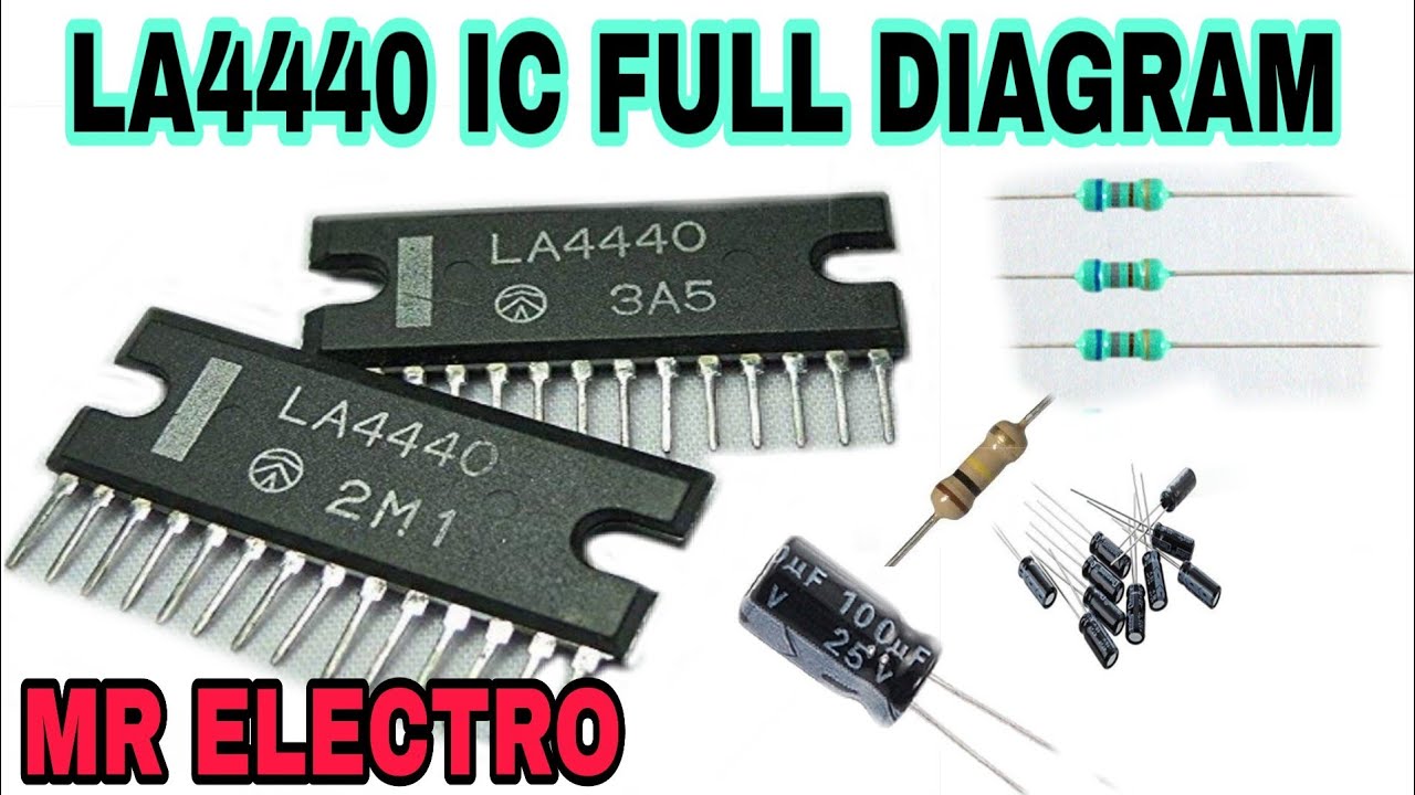 La4440 4440 Double Ic Amplifier Circuit Diagram - LA4440 CD4440 TDA4440