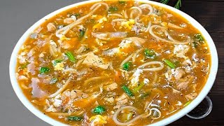 Turkish chicken soup that surprised me with its taste Easy, delicious, and healthy