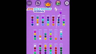 Ball Sort Master Level 336 - 340 Walkthrough