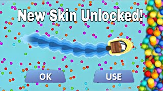 Snake Io New S S Floaty Skin Unlocked Satisfying Snake Gameplay Epic SnakeIo Gameplay