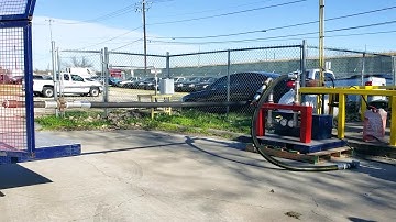 Smart-Hose® Technologies Break-Away Hose Assembly in slow motion