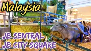 JB Sentral and JB City Square 4K Walking Tour at World's Busiest Land Border! Johor Bahru, Malaysia.