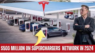 Elon Musk Announces Tesla to Invest Over $500 Million in Supercharger Network Expansion This Year