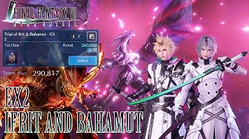 Trial of Ifrit and Bahamut EX2 battle guide || Final Fantasy VII Ever Crisis