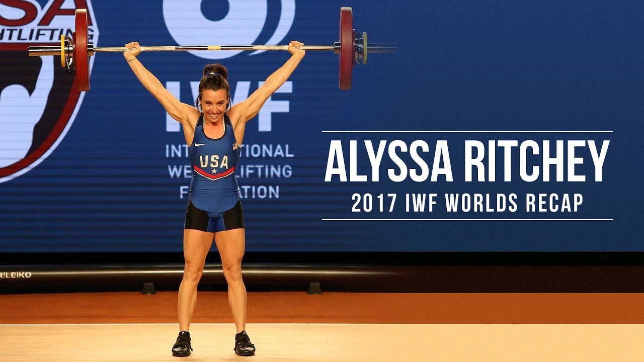 Alyssa Ritchey finished 7th in the 48kg class at the 2017 IWF World Weightl...