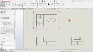 ADDING DRIVEN DIMENSIONS - Solid Works Tutorial