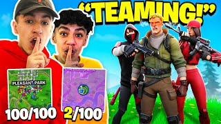 Brothers Caught Cheating While Hosting 100 Player Custom Scrim In Fortnite!