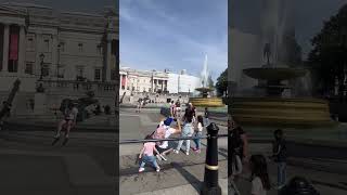 London City Walk, Trafalgar Square - Nelson’s Column - The National Gallery