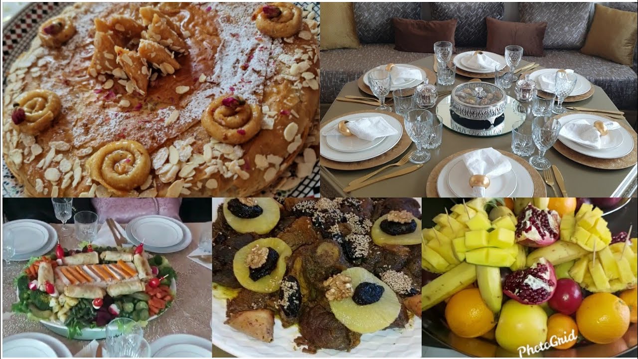 عراضة مغربية بمناسبة الدار ،شاركت معاكوم الأطباق لي وجدت