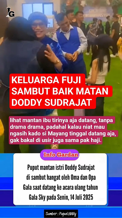 LIATNYA ADEM Puput Mantan Istri Doddy Sudrajat Hadiri Ultah Gala #trendingshorts #ulangtahungalasky