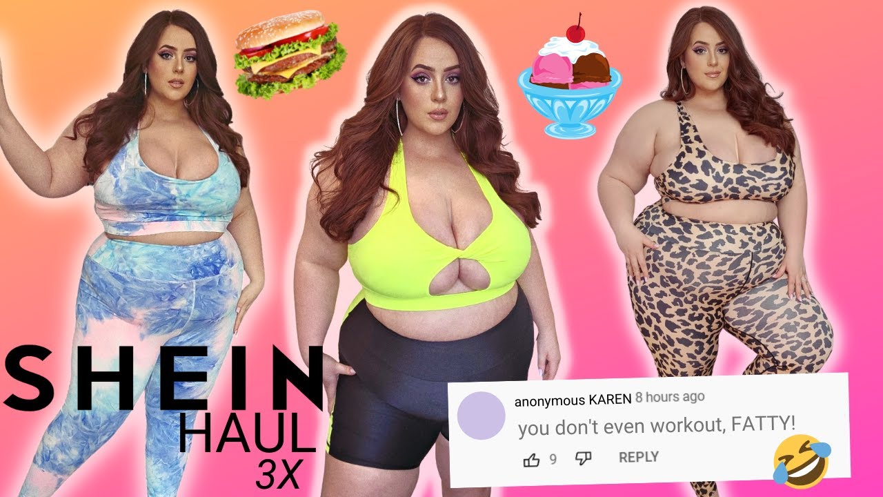 I'm Fat & Never Workout?! (SHEIN CURVE HAUL 3X/4X)