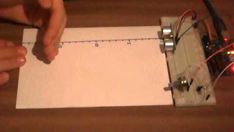 Ардуино. Работа датчика Ultrasonic